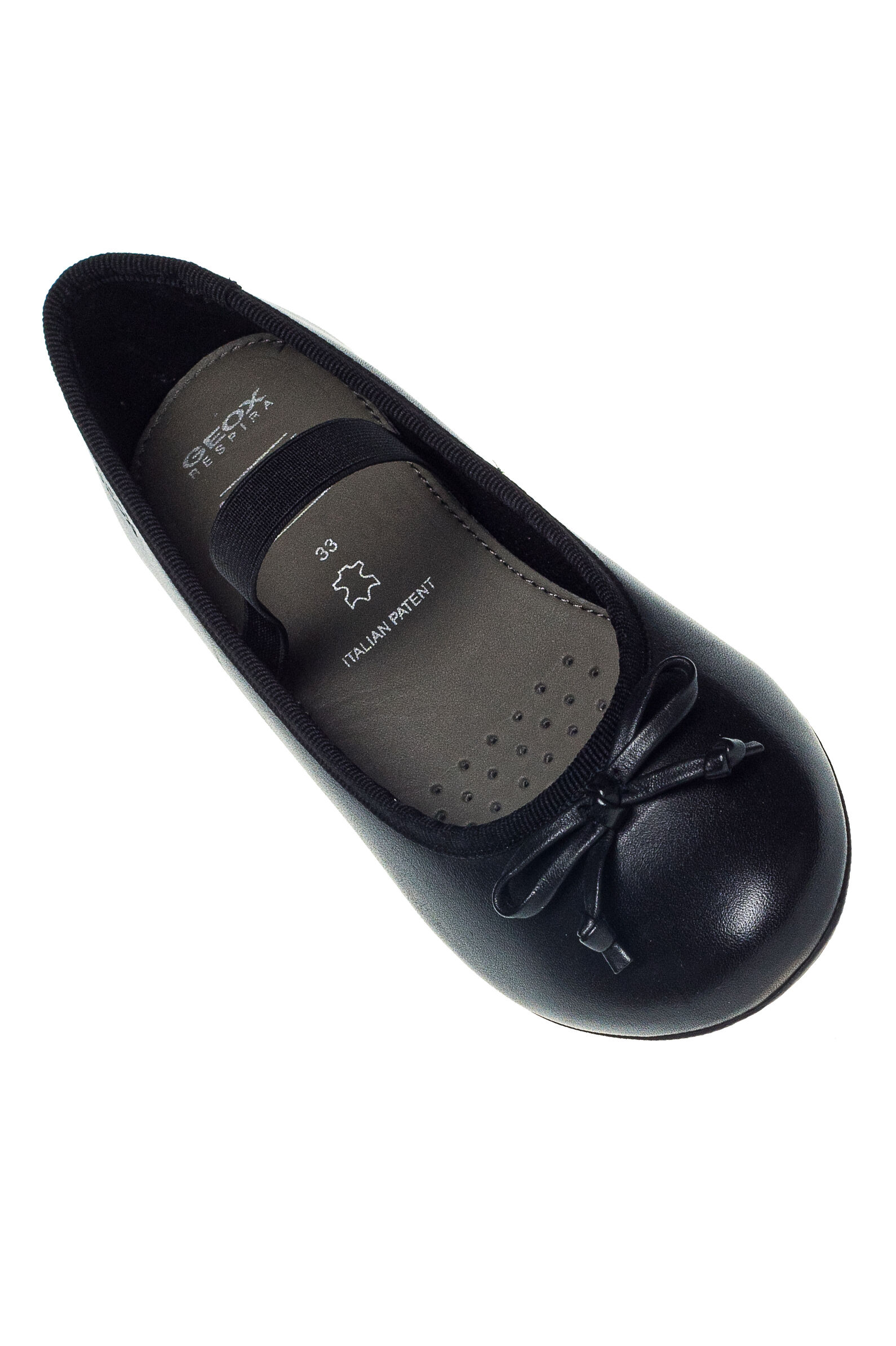 Балетки дев. АРТ. J3455B, чер,н.к-тек/тек