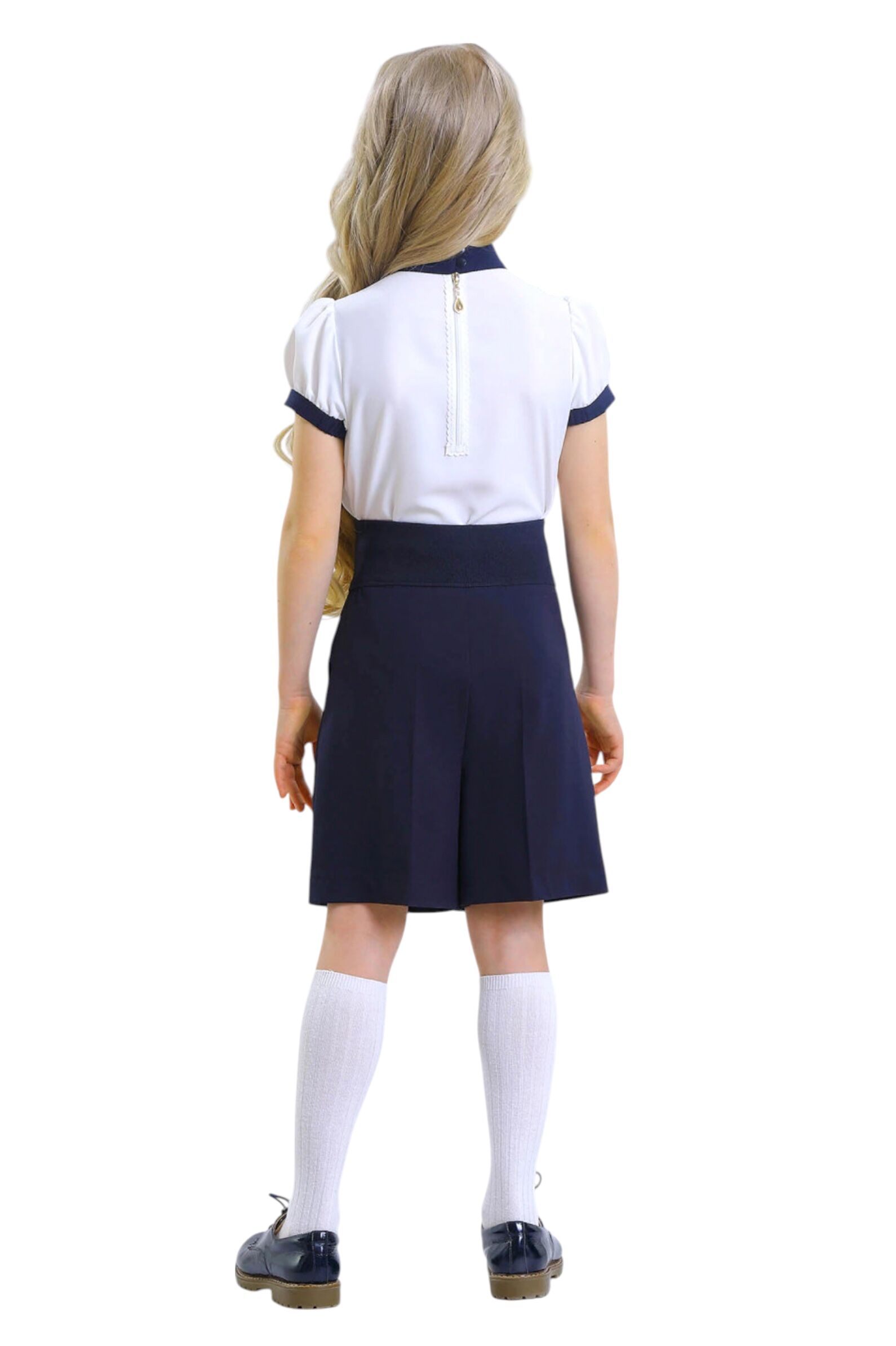 Блуза дев. АРТ.2907-525-ВПБЛ,мол-син,па