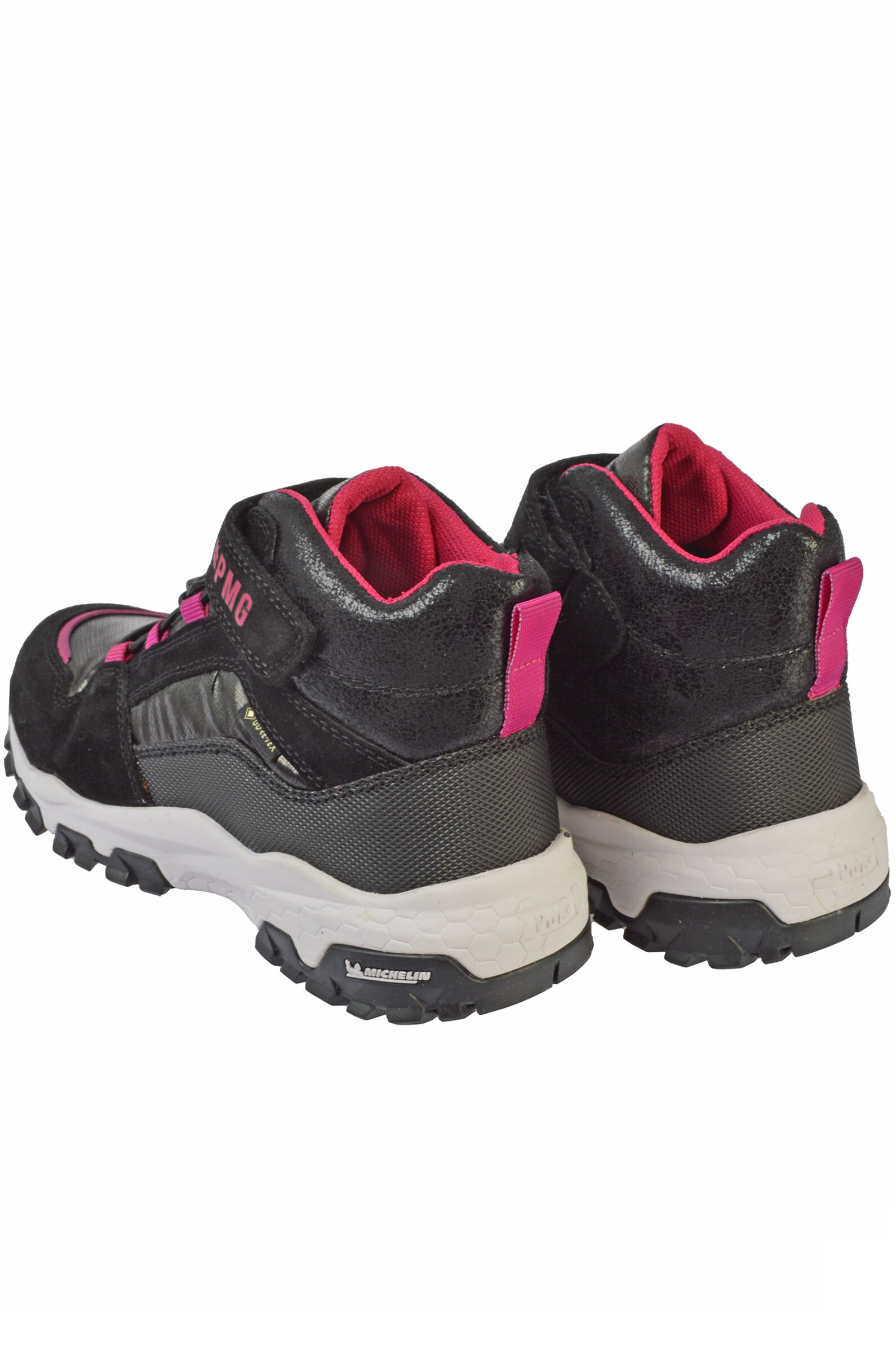 Ботинки дев. АРТ.4924022,чер-роз,н.з-тек/и.м