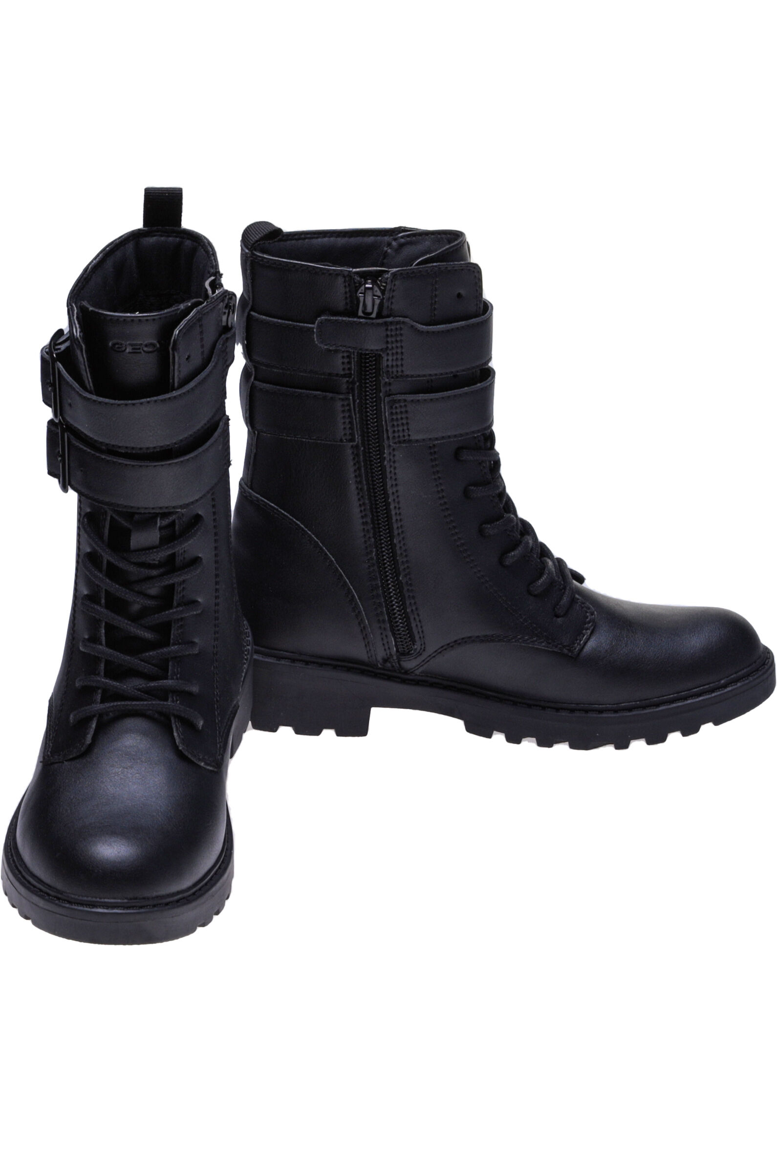 Ботинки дев. АРТ.J2620B,чер,и.к/тек-м.фибр