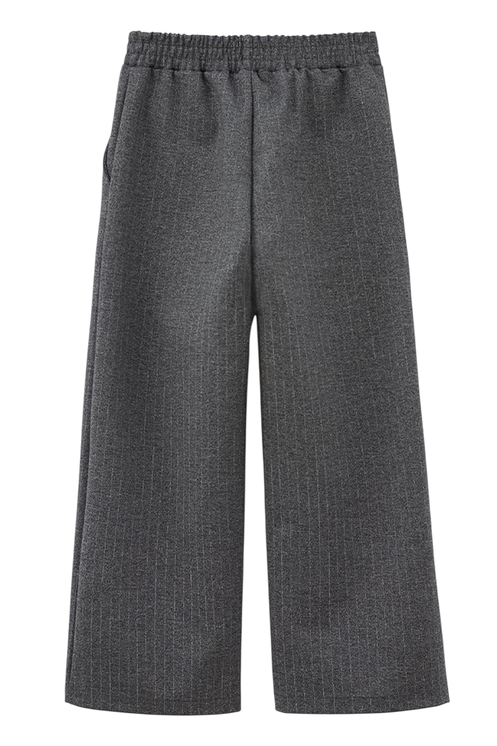 Брюки дев. АРТ.252117,сер,пэ-виск-эл