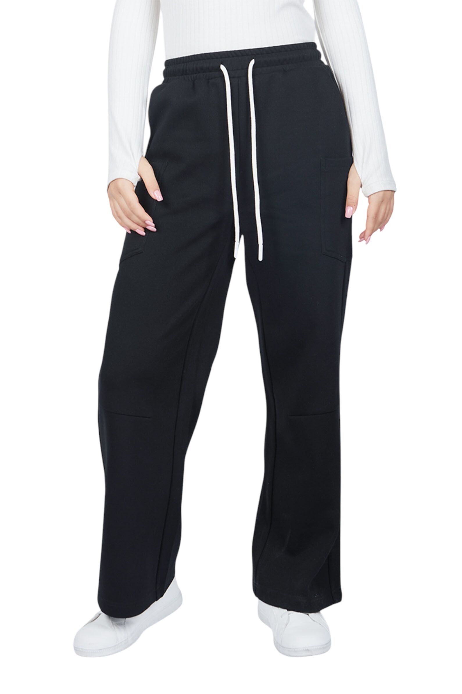 Брюки дев. АРТ.G-TR25334,чер,хл-пэ