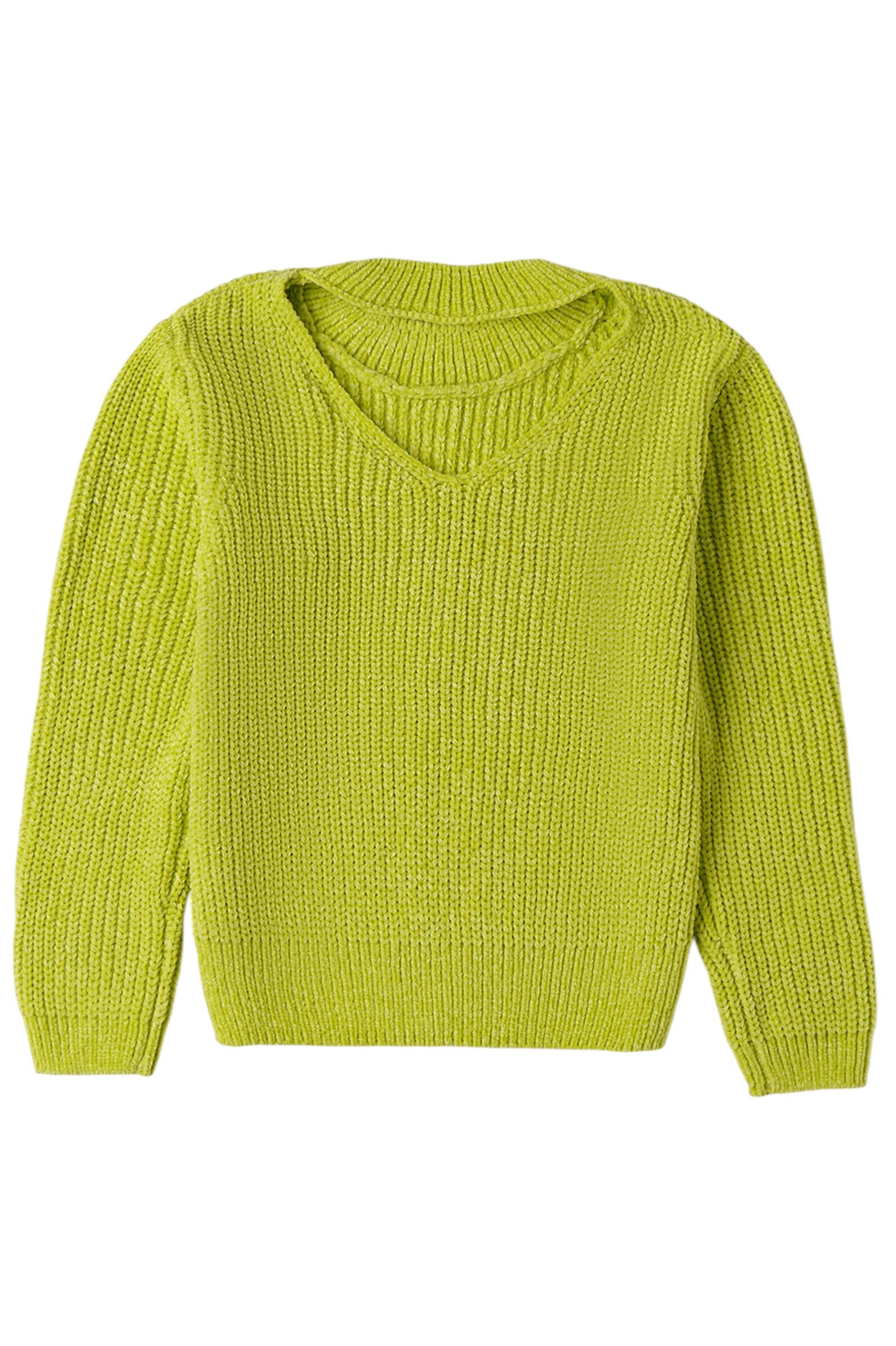 Джемпер дев. АРТ.0.F505.00,св.зел,пэ