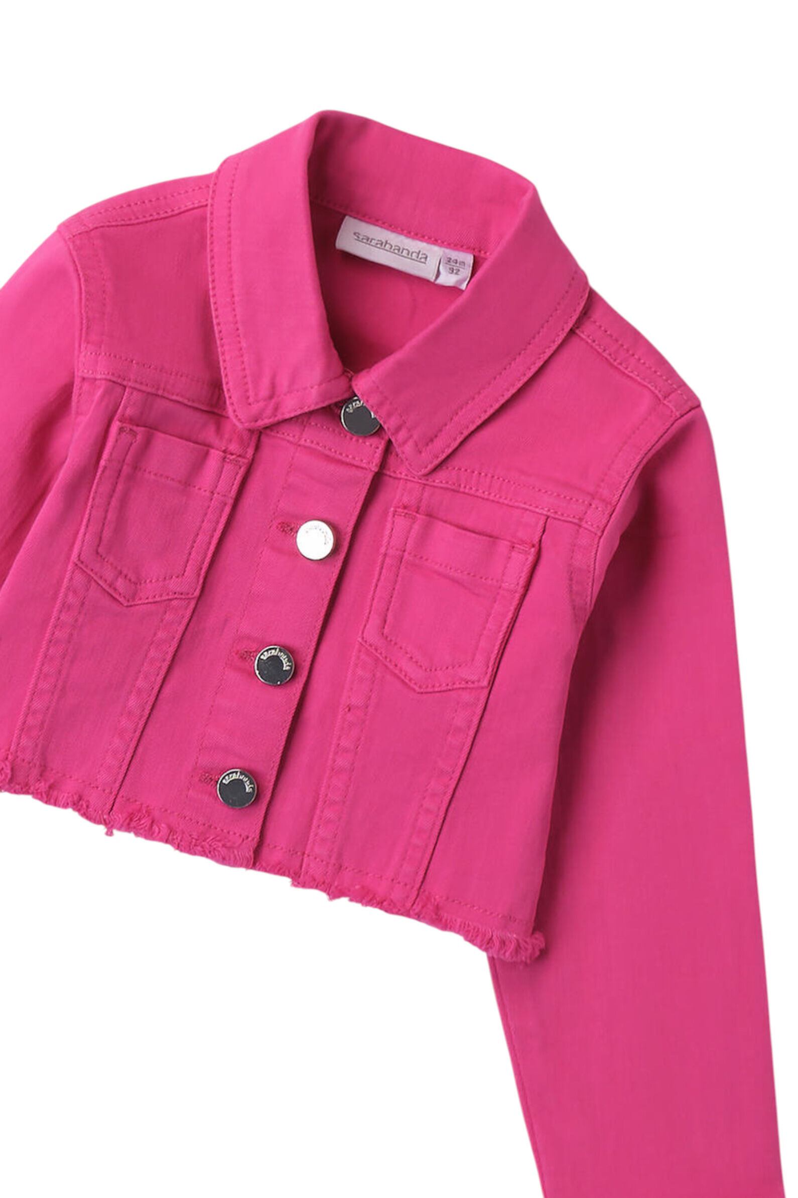 Джинсовка дев. АРТ.0.B238.00,фукс,хл-эл