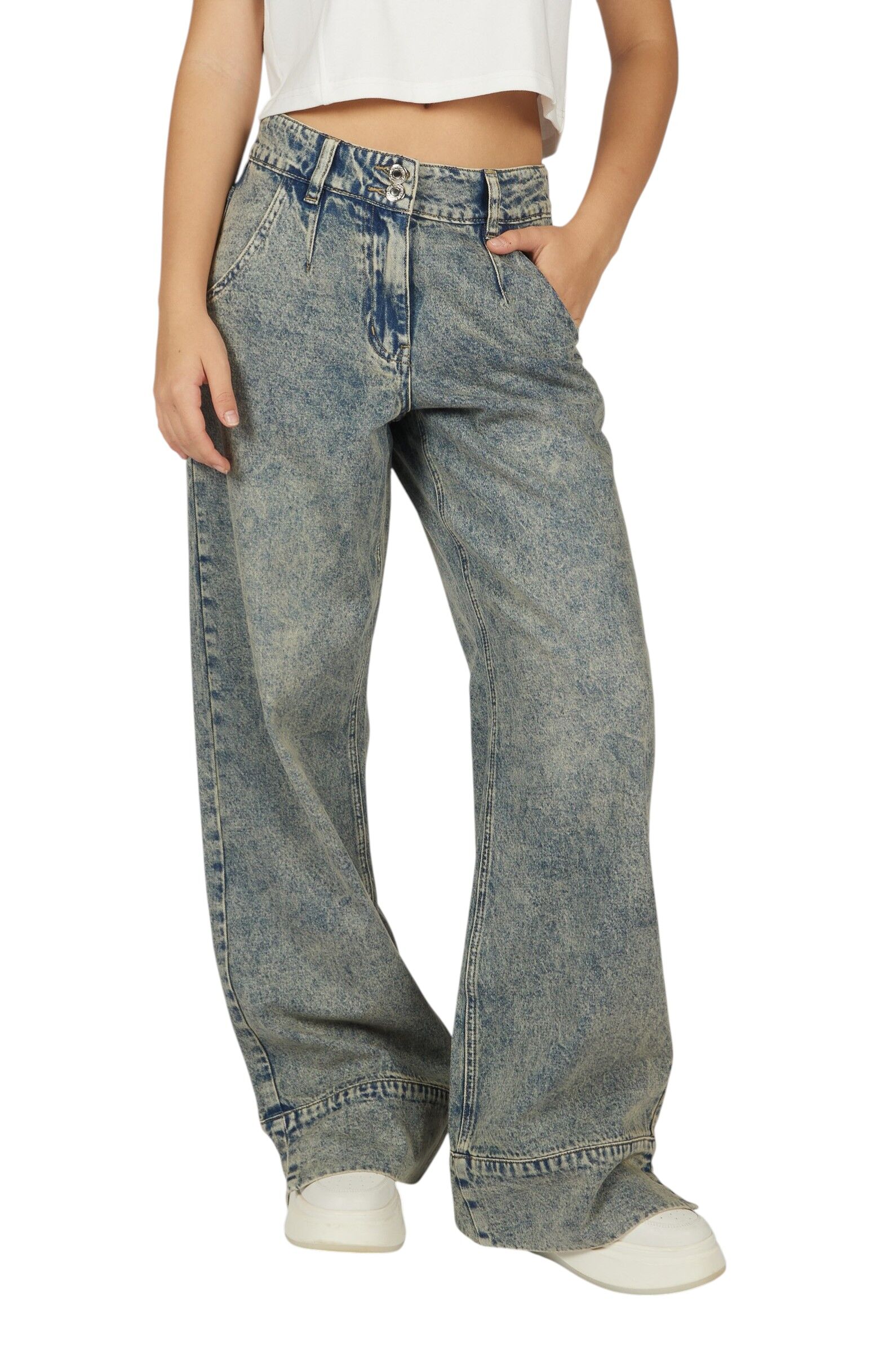 Джинсы АРТ.G-JN26093,син,хл