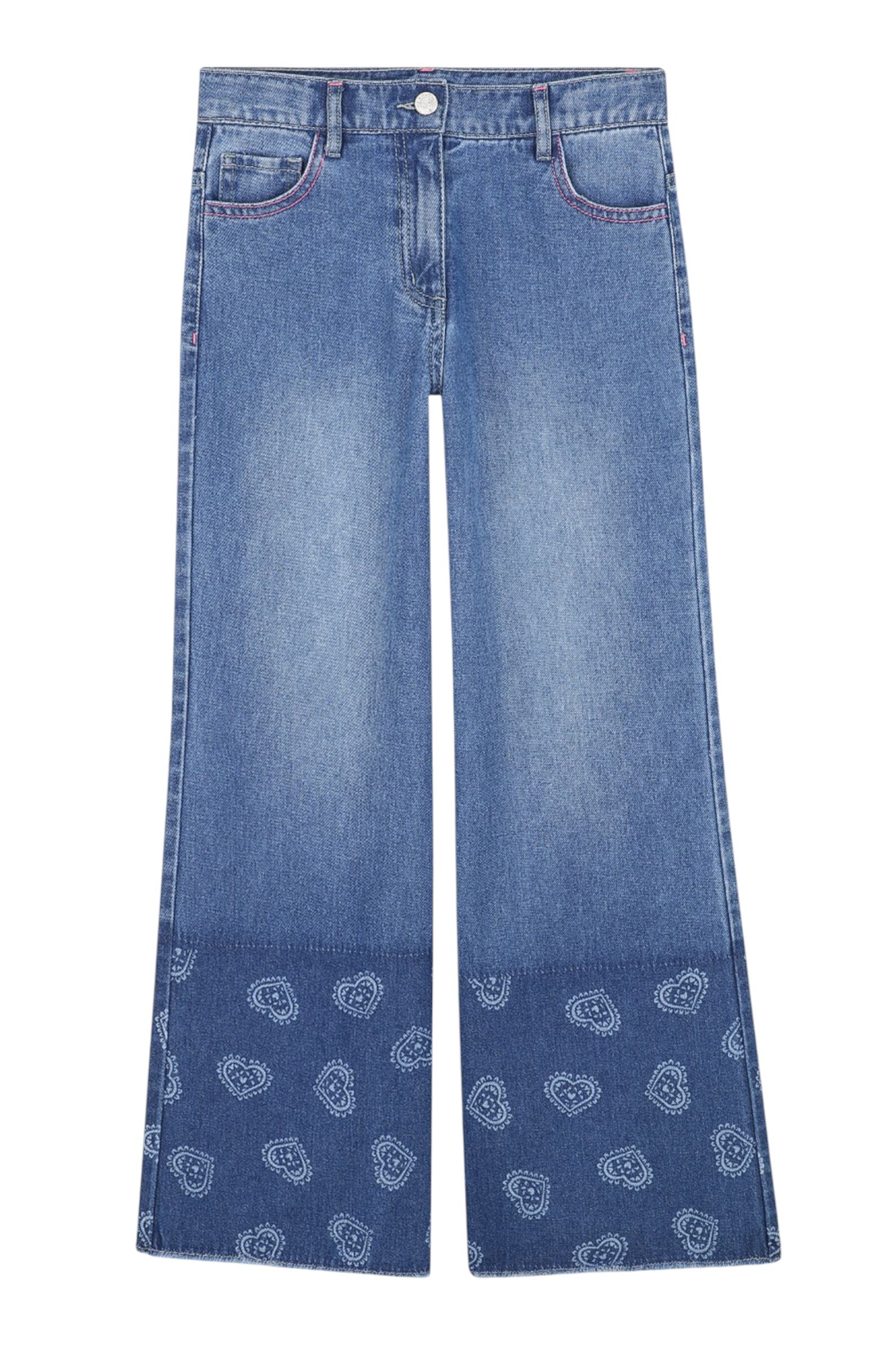 Джинсы дев. АРТ.U21232/Z06,син,хл