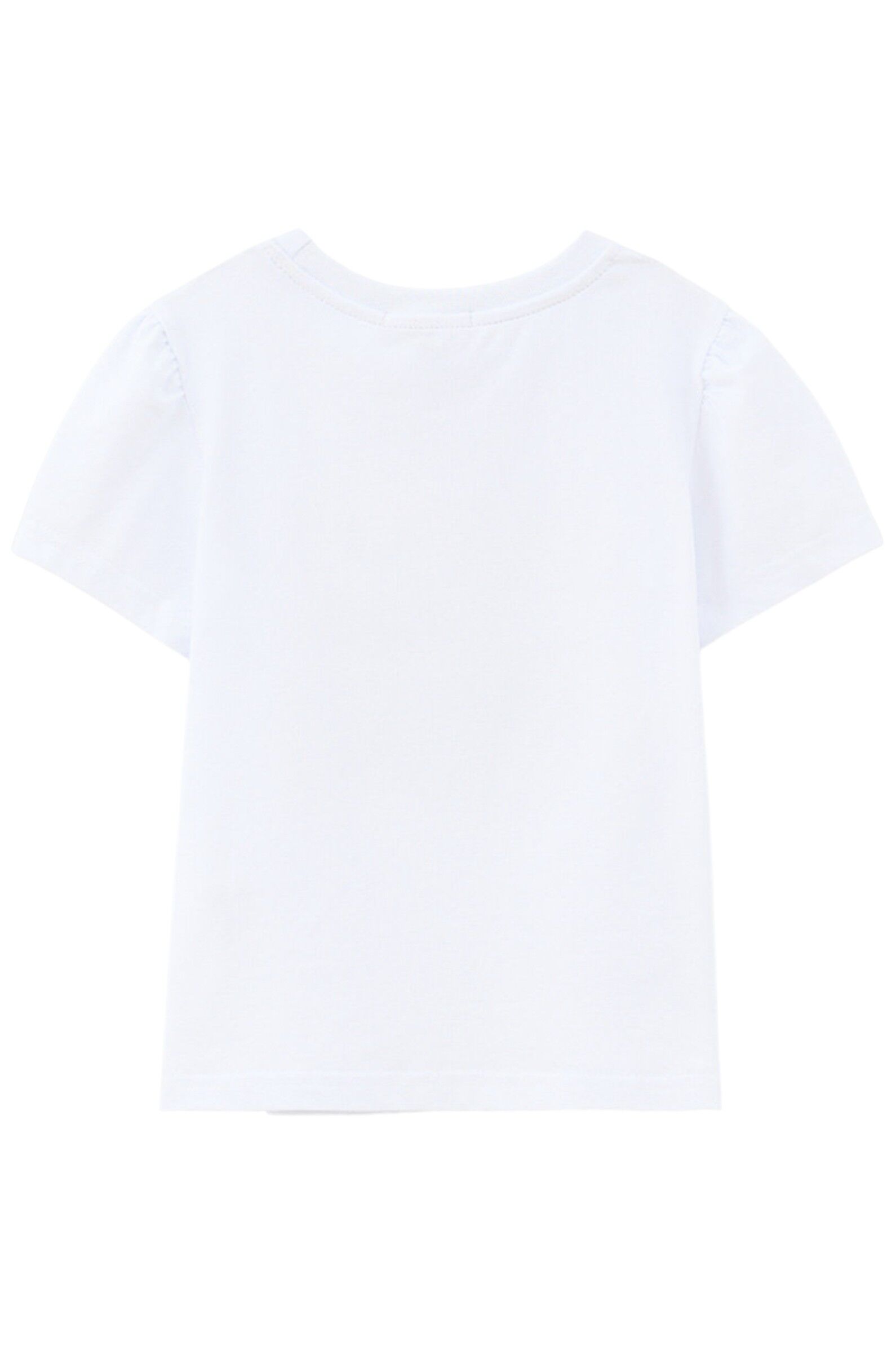 Футболка дев. АРТ.252200,бел,хл-эл