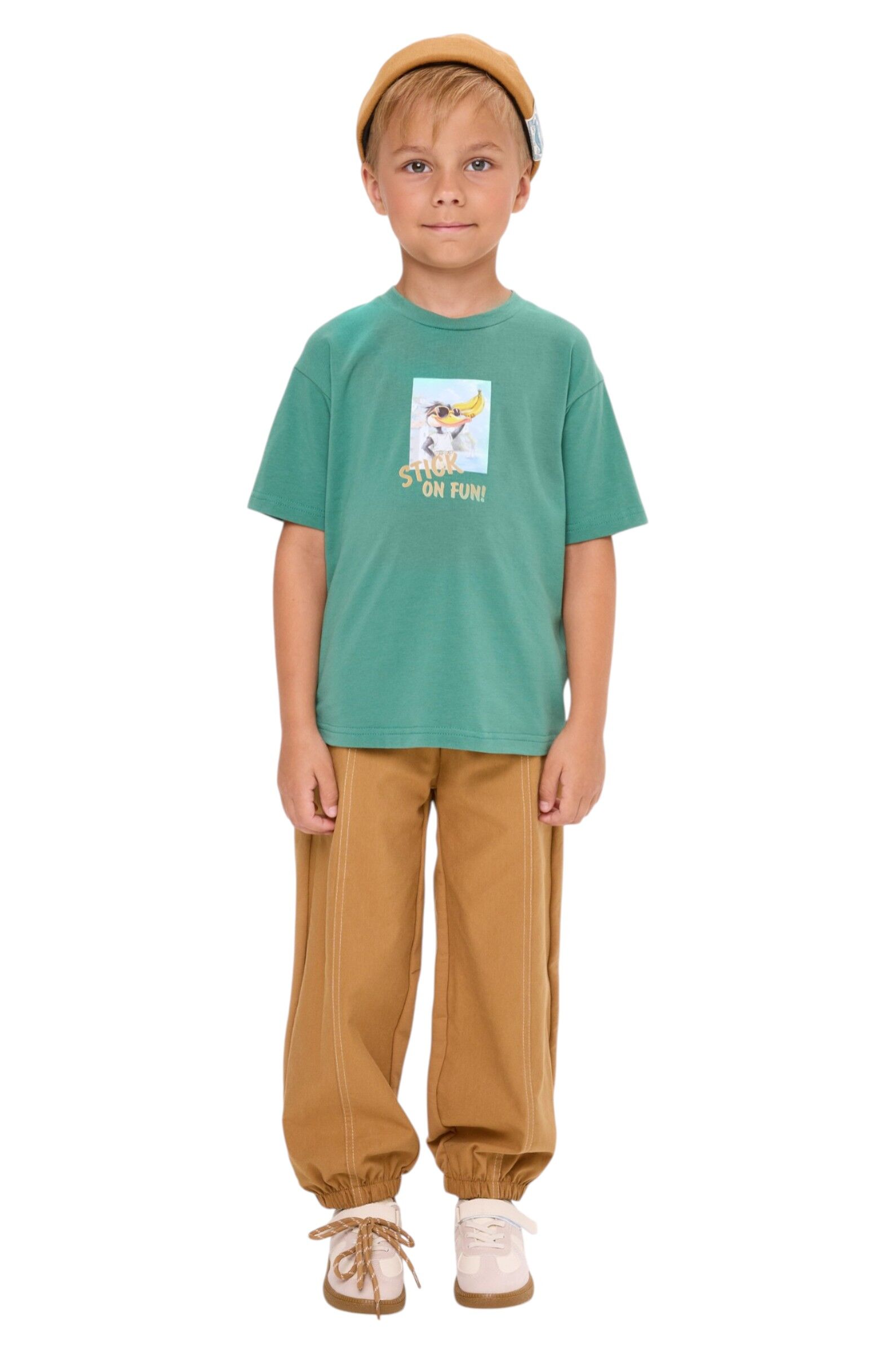 Футболка мал. АРТ.260105,зел,хл-эл