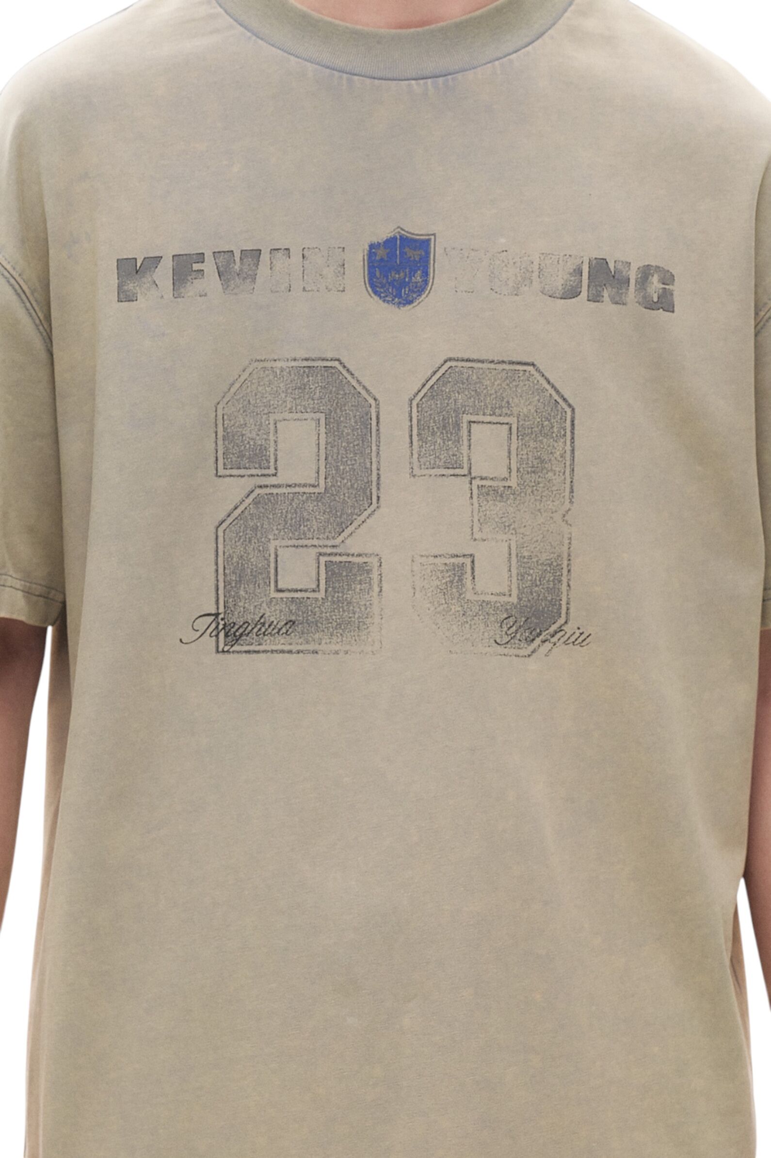 Футболка АРТ.AA235020,беж-сер,хл