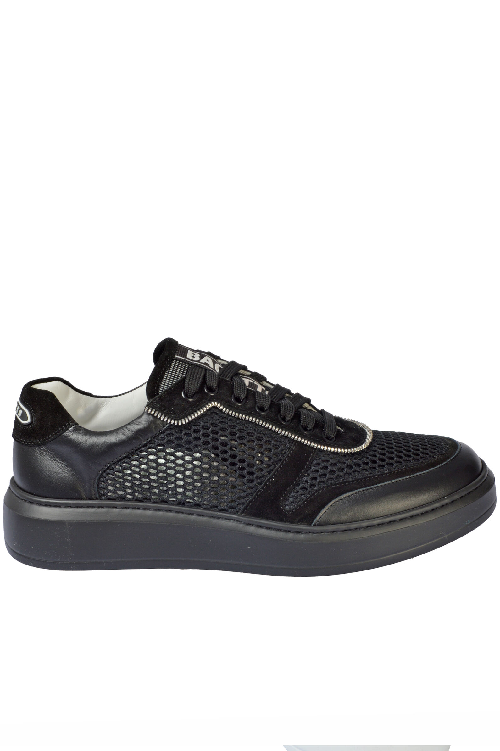 Кеды муж.АРТ.4719,чер,н.к-з-тек/н.к-тек