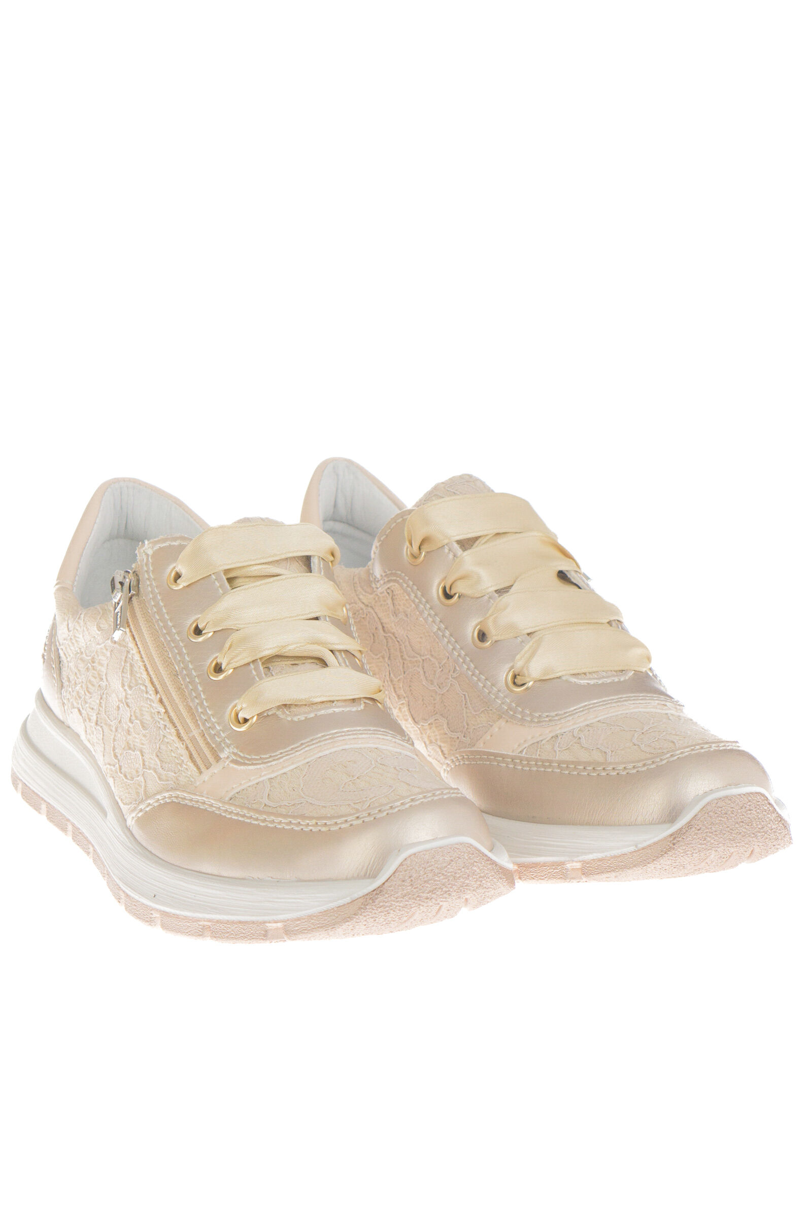 Кроссовки дев. АРТ.5876344,беж,тек-и.к/н.к