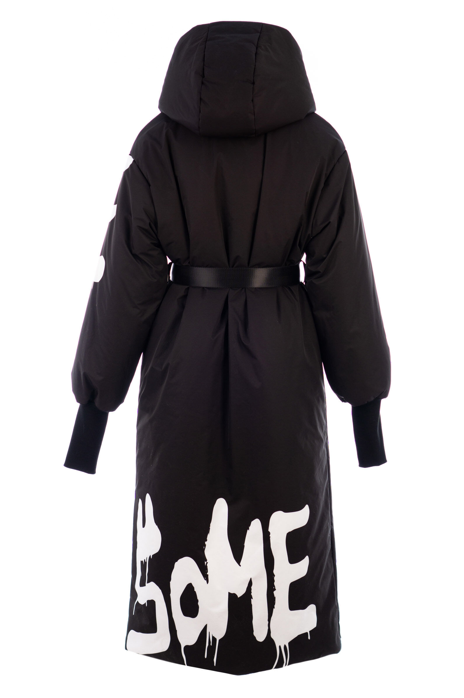 Пальто дев. АРТ.TRIAL SOME,чер-бел,полиэф/аляска