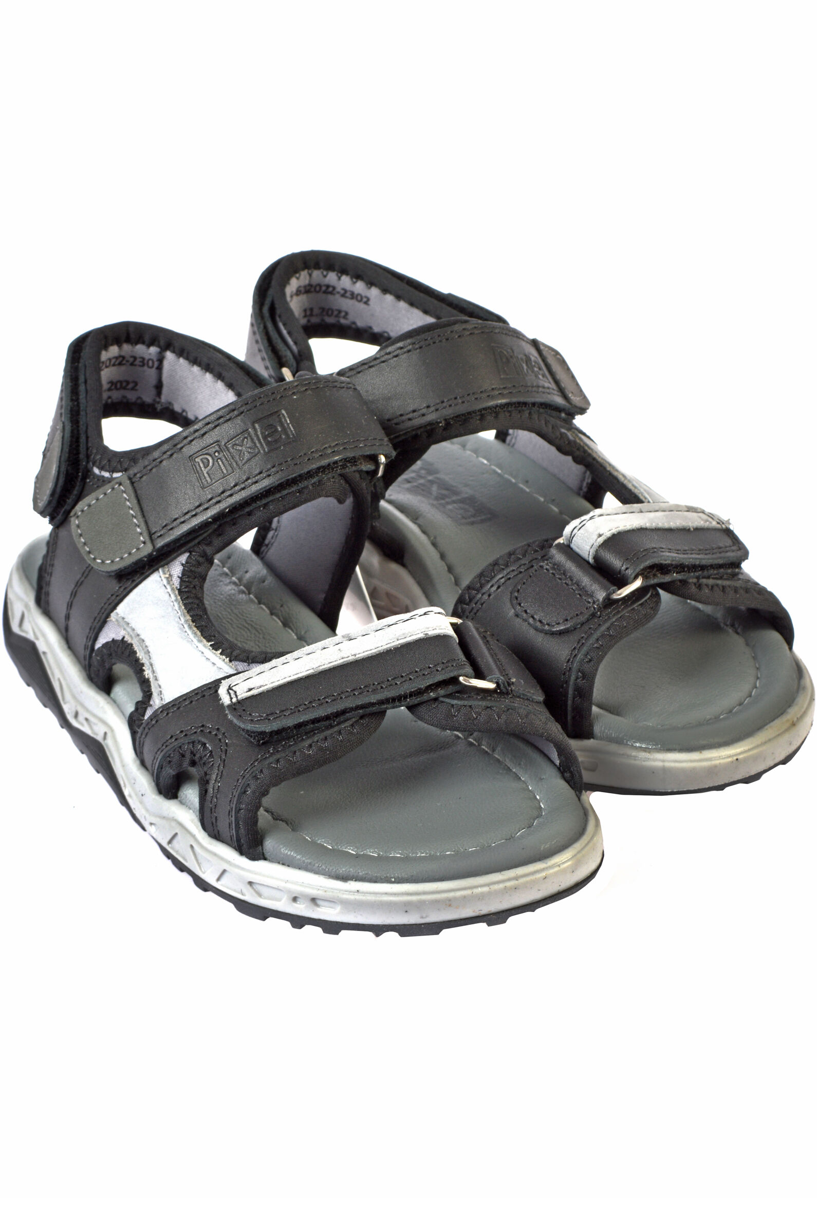 Сандалии мал.АРТ.5-612022-2302,сер,н.к-тек/тек