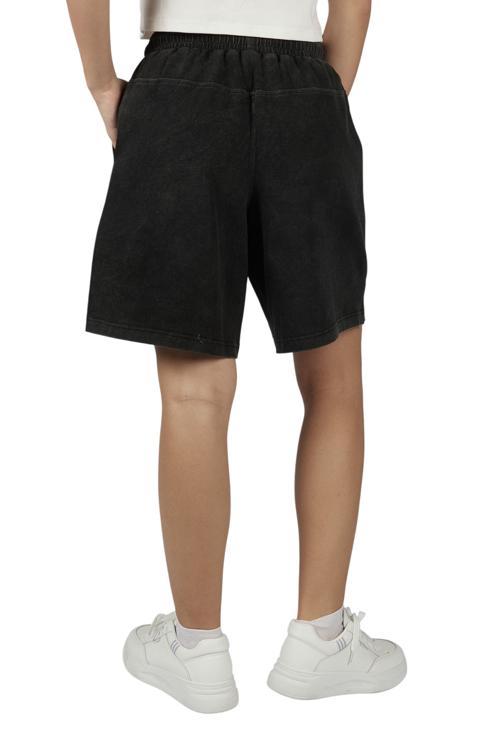 Шорты дев. АРТ.G-TR26017,чер,хл