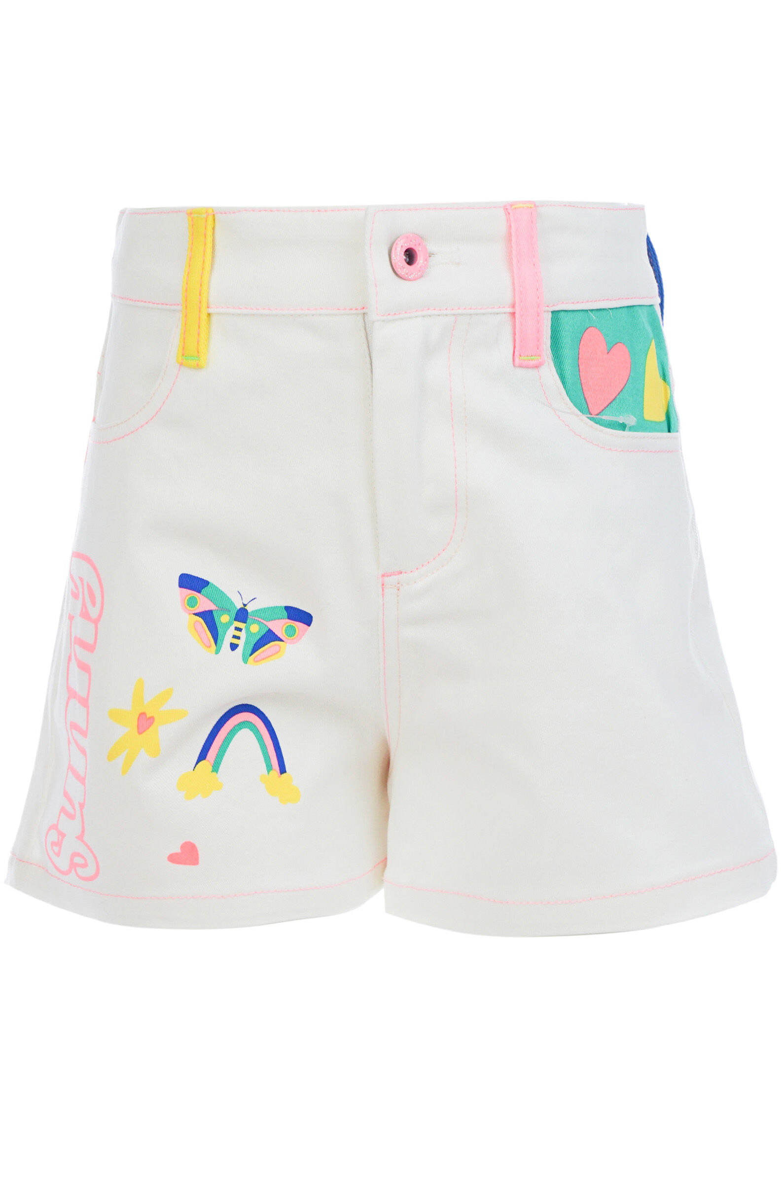 Шорты дев. АРТ.U20009/10P,бел-мул,хл-эл