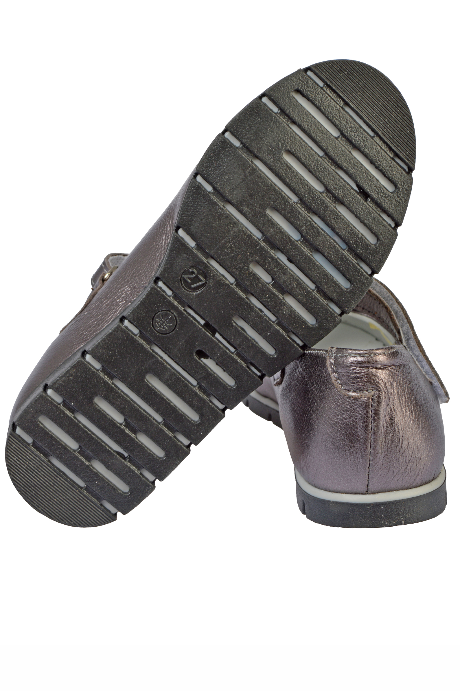 Туфли дев.АРТ.6-612089-2302,бронз,н.к/н.к